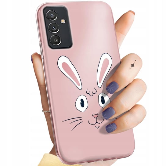 Etui Do Samsung Galaxy A82 5G Wzory Królik Zając Bunny Obudowa Pokrowiec Samsung