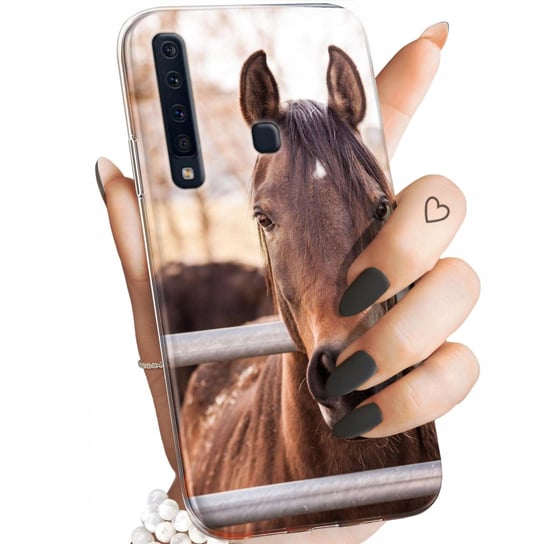 Etui Do Samsung Galaxy A9 2018 Wzory Konie Kuce Pegazy Obudowa Pokrowiec Samsung