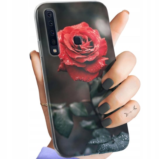 Etui Do Samsung Galaxy A9 2018 Wzory Róża Z Różą Rose Obudowa Pokrowiec Samsung