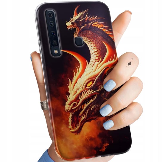 Etui Do Samsung Galaxy A9 2018 Wzory Smoki Dragon Taniec Smoków Obudowa Samsung Electronics