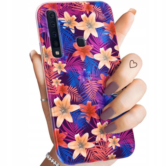 ETUI DO SAMSUNG GALAXY A9 2018 WZORY TROPIC TROPIKALNE TROPIKI EGZOTYKA Samsung