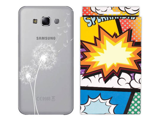 Etui Do Samsung Galaxy E7 Kreatui Koronka + Folia Kreatui