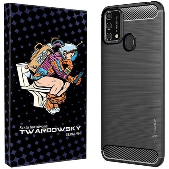 Etui Do Samsung Galaxy F41 Twardowsky Moon + Szkło TWARDOWSKY