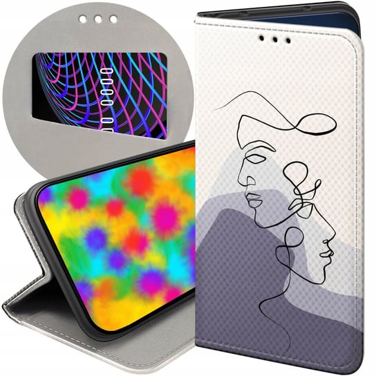 ETUI DO SAMSUNG GALAXY G530 GRAND PRIME WZORY CONTINUOUS LINE-ART KRESKA Samsung Electronics