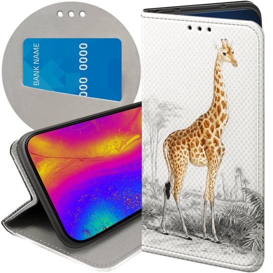 ETUI DO SAMSUNG GALAXY G530 GRAND PRIME WZORY ŻYRAFA ŚMIESZNE SAWANNA CASE Samsung Electronics