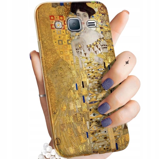 Etui Do Samsung Galaxy J3 2016 Wzory Klimt Gustav Pocałunek Obudowa Case Samsung