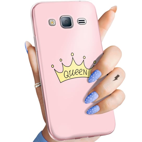 Etui Do Samsung Galaxy J3 2016 Wzory Księżniczka Queen Princess Obudowa Samsung