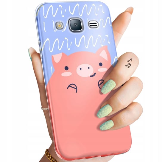 Etui Do Samsung Galaxy J3 2016 Wzory Świnka Peppa Bajka Obudowa Pokrowiec Samsung Electronics