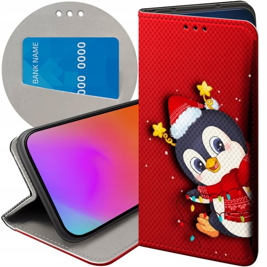 Etui Do Samsung Galaxy J3 2017 Wzory Święta Christmas Mikołaj Pingwin Case Samsung Electronics