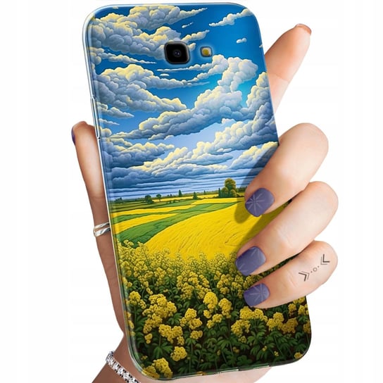 Etui Do Samsung Galaxy J4 Plus 2018 Wzory Chmury Niebo Błękit Obudowa Case Samsung