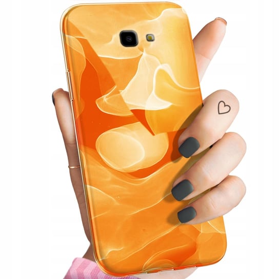 ETUI DO SAMSUNG GALAXY J4 PLUS 2018 WZORY POMARAŃCZOWE POMARAŃCZE ORANGE Samsung Electronics