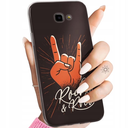 ETUI DO SAMSUNG GALAXY J4 PLUS 2018 WZORY ROCKOWE ROCK ROCK AND ROLL GITARA Samsung Electronics