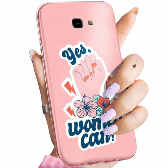 ETUI DO SAMSUNG GALAXY J4 PLUS 2018 WZORY SIŁA KOBIET GIRL POWER FEMINIZM Samsung Electronics