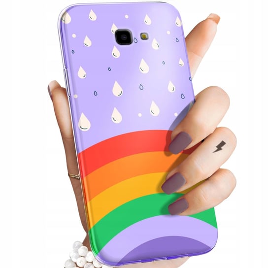 Etui Do Samsung Galaxy J4 Plus 2018 Wzory Tęcza Rainbow Obudowa Pokrowiec Samsung Electronics