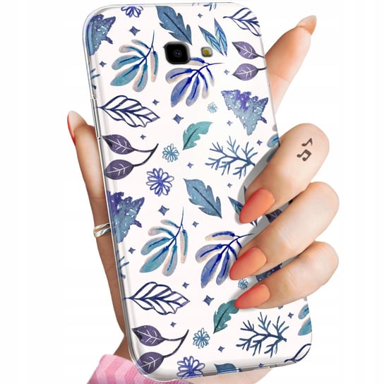 ETUI DO SAMSUNG GALAXY J4 PLUS 2018 WZORY ZIMA ŚNIEG ŚNIEŻYNKI WINTER CASE Samsung Electronics