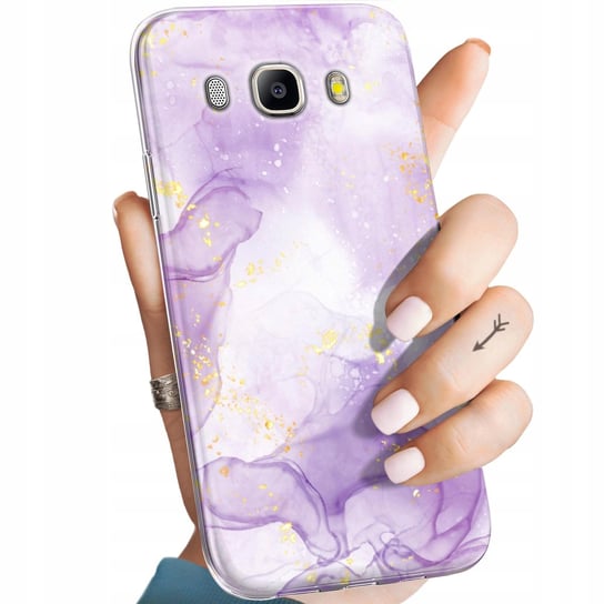 Etui Do Samsung Galaxy J5 2016 Wzory Fioletowe Fiolet Kształty Obudowa Case Samsung Electronics