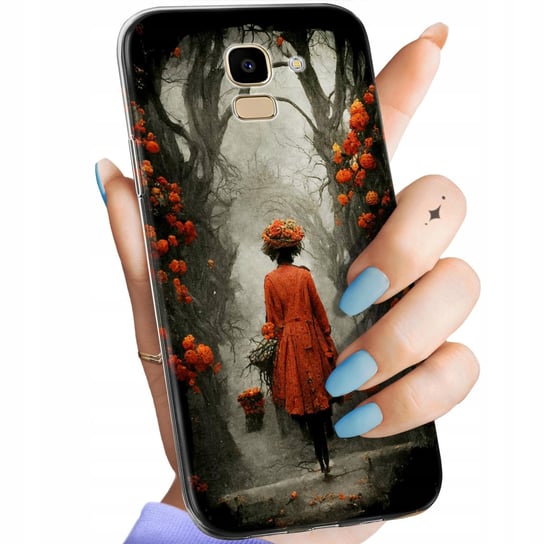 Etui Do Samsung Galaxy J6 2018 Wzory Jesień Liście Autumn Obudowa Case Samsung