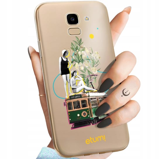 ETUI DO SAMSUNG GALAXY J6 2018 WZORY MIX PRZESZŁOŚĆ ORYGINALNE OBUDOWA CASE Samsung