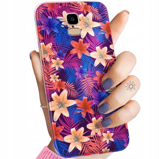 ETUI DO SAMSUNG GALAXY J6 2018 WZORY TROPIC TROPIKALNE TROPIKI EGZOTYKA Samsung Electronics