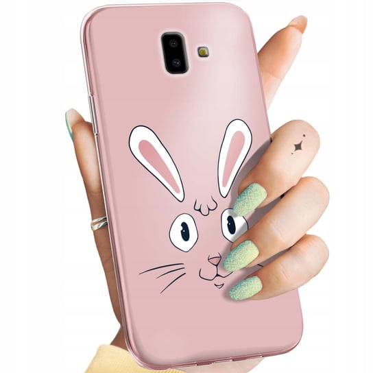 Etui Do Samsung Galaxy J6 Plus Wzory Królik Zając Bunny Obudowa Pokrowiec Samsung