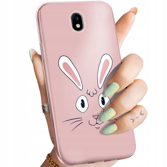 Etui Do Samsung Galaxy J7 2017 Wzory Królik Zając Bunny Obudowa Pokrowiec Samsung