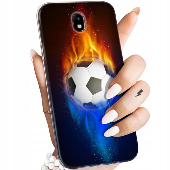 Etui Do Samsung Galaxy J7 2017 Wzory Sport Piłkarskie Piłka Nożna Obudowa Samsung Electronics