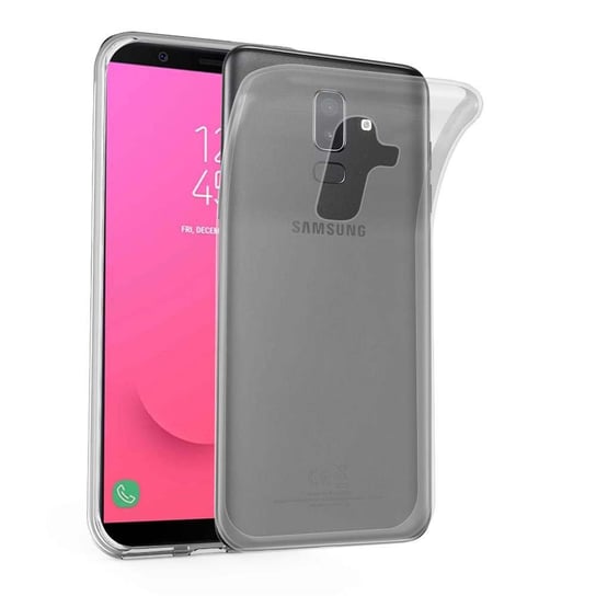 Etui Do Samsung Galaxy J8 2018 Pokrowiec w W PEŁNI PRZEZROCZYSTY Obudowa Ochronny TPU Silikon Case Cover Cadorabo Cadorabo