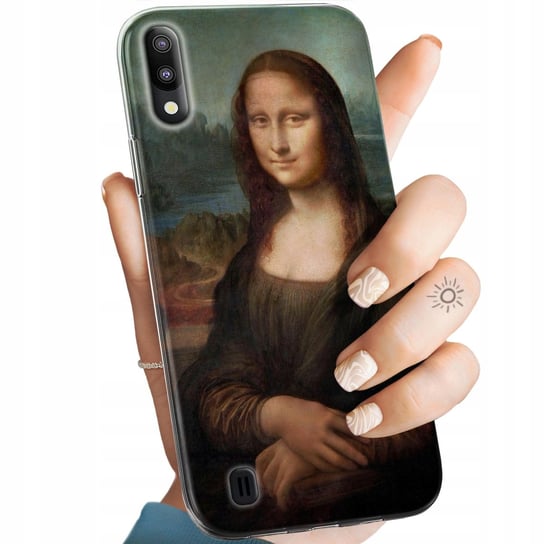 Etui Do Samsung Galaxy M10 Wzory Leonardo Da Vinci Mona Łasiczka Obudowa Samsung