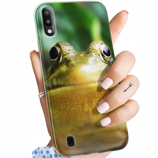 Etui Do Samsung Galaxy M10 Wzory Żabka Żaba Frog Obudowa Pokrowiec Case Samsung