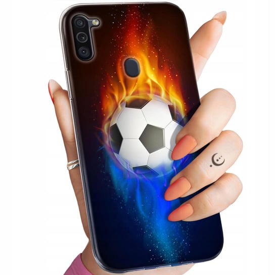 Etui Do Samsung Galaxy M11 Wzory Sport Piłkarskie Piłka Nożna Obudowa Case Samsung Electronics