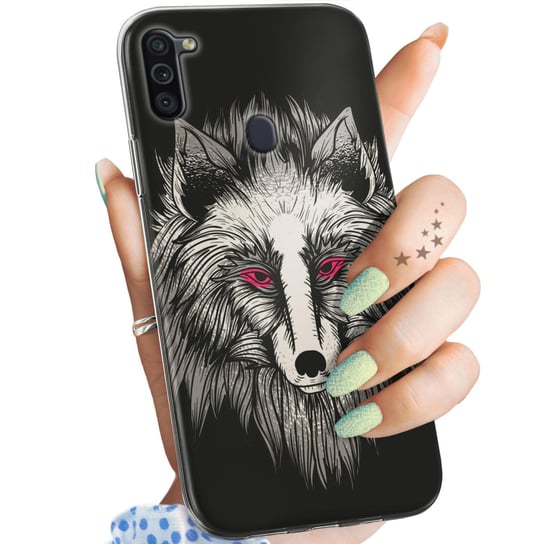 Etui Do Samsung Galaxy M11 Wzory Wilk Wilkołak Wolf Wilczyca Obudowa Case Samsung Electronics