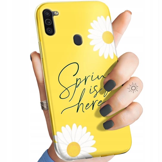 Etui Do Samsung Galaxy M11 Wzory Wiosna Wiosenne Spring Obudowa Pokrowiec Samsung