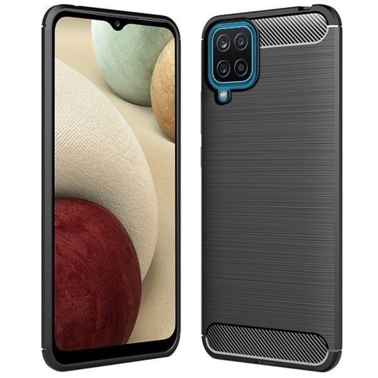 Etui do Samsung Galaxy M12 Obudowa Case Tył Karbon VegaCom