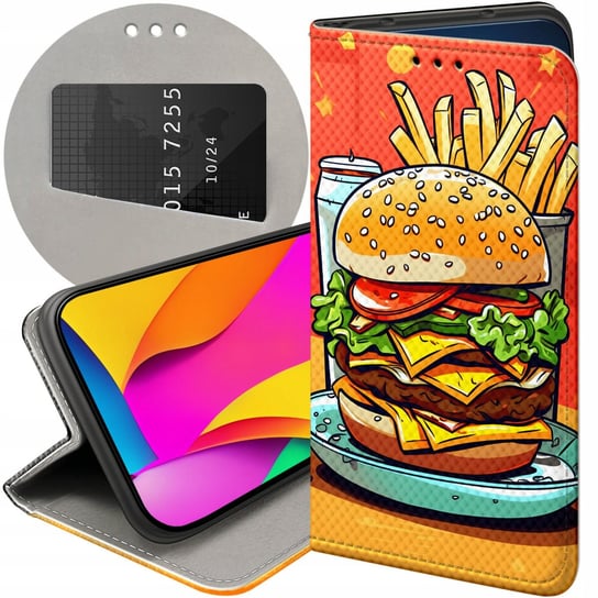 Etui Do Samsung Galaxy M13 Wzory Hamburger Burgery Fast-Food Jedzenie Case Samsung Electronics