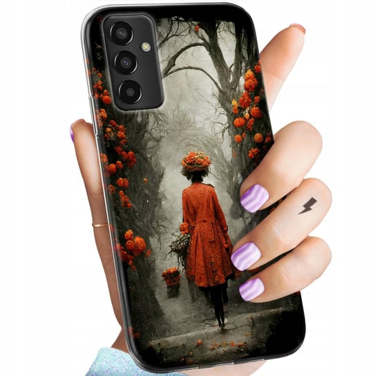 Etui Do Samsung Galaxy M13 Wzory Jesień Liście Autumn Obudowa Pokrowiec Samsung Electronics