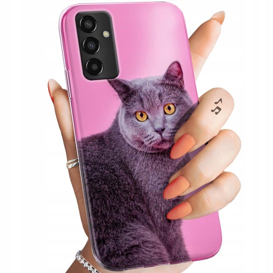 Etui Do Samsung Galaxy M13 Wzory Koty Kotki Kociaki Obudowa Pokrowiec Case Samsung