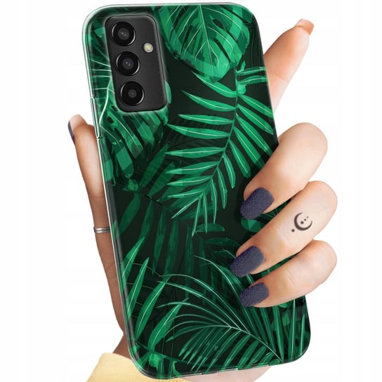 Etui Do Samsung Galaxy M13 Wzory Liście Liściaste Natura Obudowa Pokrowiec Samsung Electronics