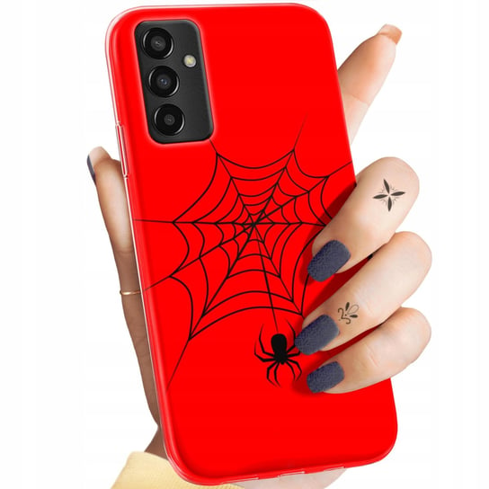 Etui Do Samsung Galaxy M13 Wzory Pająk Spider Pajęczyna Obudowa Pokrowiec Samsung Electronics