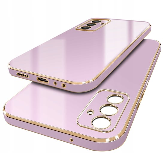 Etui do Samsung Galaxy M15 5G GOLDEDGE CASE GLAMOUR PLECKI + Szkło 9H Krainagsm