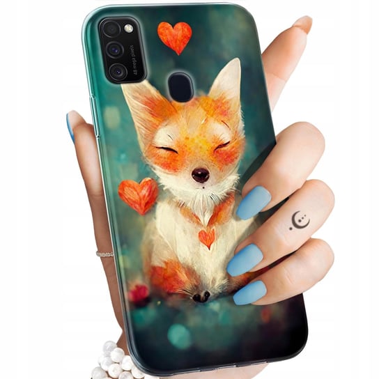 Etui Do Samsung Galaxy M21 Wzory Liski Lisy Fox Obudowa Pokrowiec Case Samsung