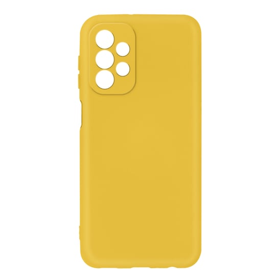 Etui do Samsung Galaxy M23 i M13 Silikonowe półsztywne Soft-touch Wykończenie żółte Avizar