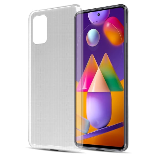 Etui Do Samsung Galaxy M31s Pokrowiec w W PEŁNI PRZEZROCZYSTY Obudowa Ochronny TPU Silikon Case Cover Cadorabo Cadorabo