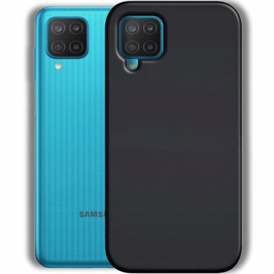 Etui Do Samsung Galaxy M32 Gumowe Obudowa Czarne Matowe Silikon Pokrowiec Samsung