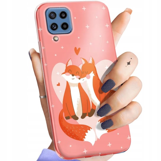 Etui Do Samsung Galaxy M32 Wzory Love Miłość Zakochanie Obudowa Pokrowiec Samsung Electronics