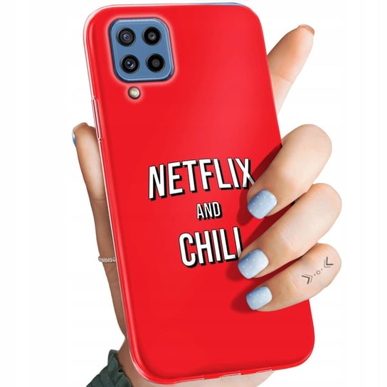 Etui Do Samsung Galaxy M32 Wzory Netflix Seriale Filmy Kino Obudowa Case Samsung Electronics