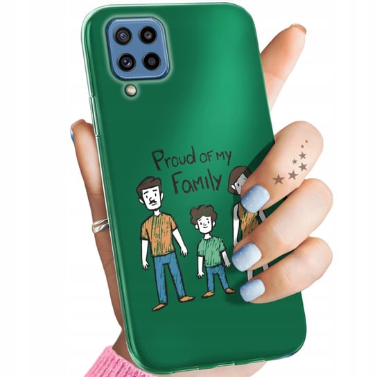Etui Do Samsung Galaxy M32 Wzory Rodzina Familia Dom Obudowa Pokrowiec Case Samsung