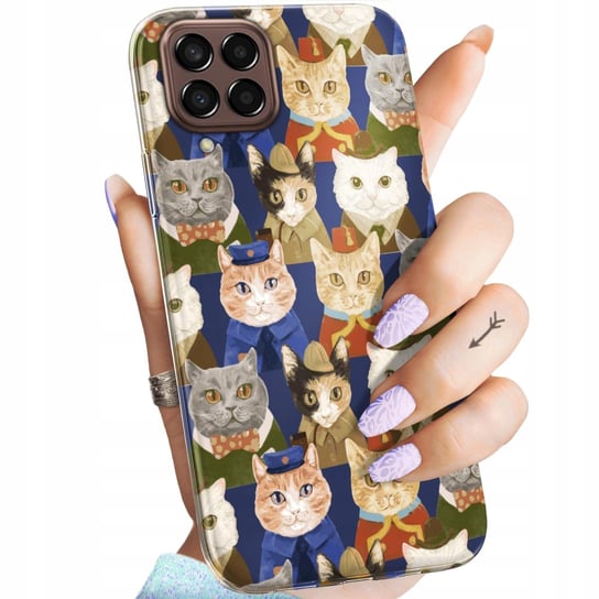 Etui Do Samsung Galaxy M33 5G Wzory Koty Kociaki Kotki Obudowa Pokrowiec Samsung