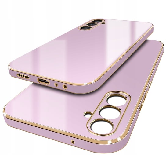 Etui Do Samsung Galaxy M34 5G Goldedge Case Glamour + Szkło 9H Krainagsm