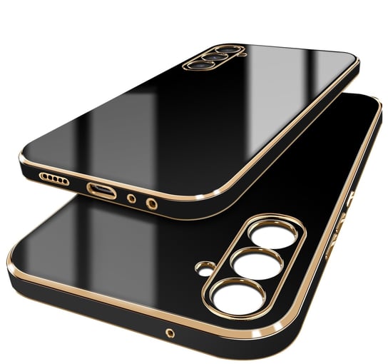 Etui Do Samsung Galaxy M34 5G Goldedge Case Glamour + Szkło 9H Krainagsm
