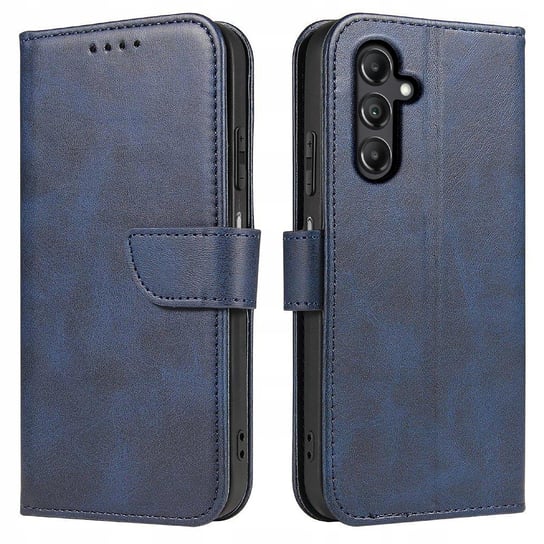 Etui Do Samsung Galaxy M34 5G Skórzane Portfel Skin Case + Szkło 9H Krainagsm